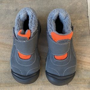 Keen 🔥 Kootenay Medium Gray Winter Snow Waterproof Ankle Boots Sz 1